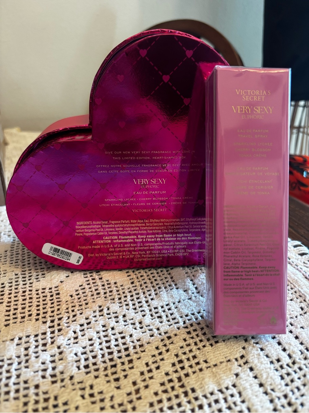 (Inventory 58) Victoria's Secret Euphoric Pink Fragrance and travel spray - Picture 2 of 8